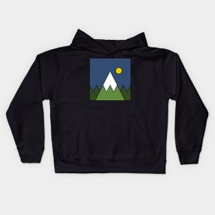 Mountain Scene Kids Hoodie